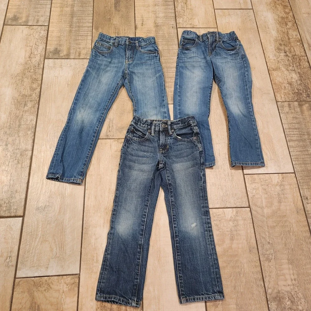 Gap Kids Denim Jeans Size 7 Lot Of 3